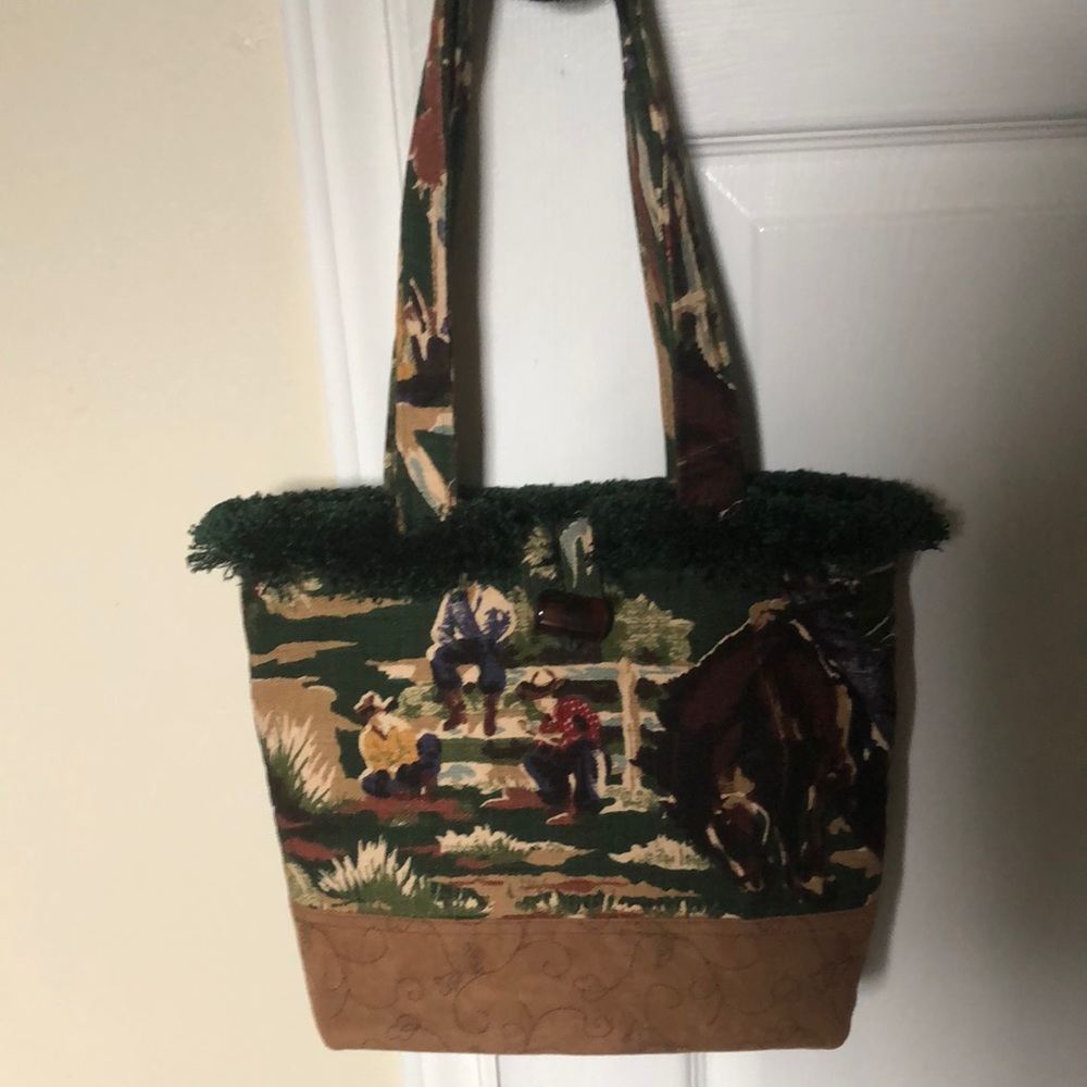 Boutique Cowboy print TOTE BAG Cowgirls 🤠